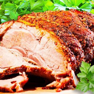 Ceafa de Porc Întreagă la Cuptor - Rețetă de Friptură de Porc la Tavă