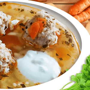 Ciorba de Perisoare cu Carne de Porc