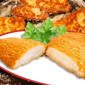 Șnițel de Pui cu Pesmet (Piept de Pui Pane cu Pesmet)